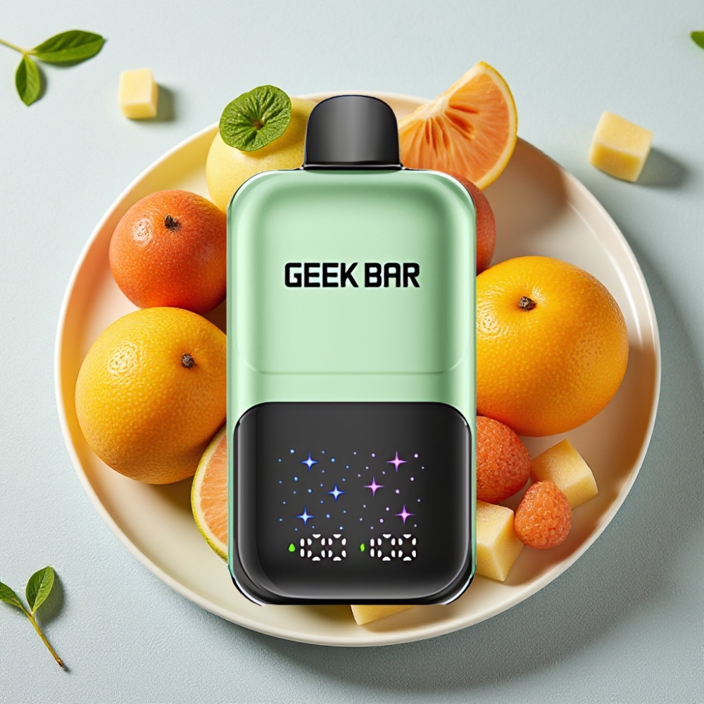 GEEK BAR 2GO 50000 Puffs Op til 50000 Puffs Interaktiv Skærm Justerbar Smag/Sur Slik & Sur Frugt GEEK BAR 2GO 50000 Puffs Op til 50000 Puffs Interaktiv Skærm Justerbar Smag/Sur Slik & Sur Frugt