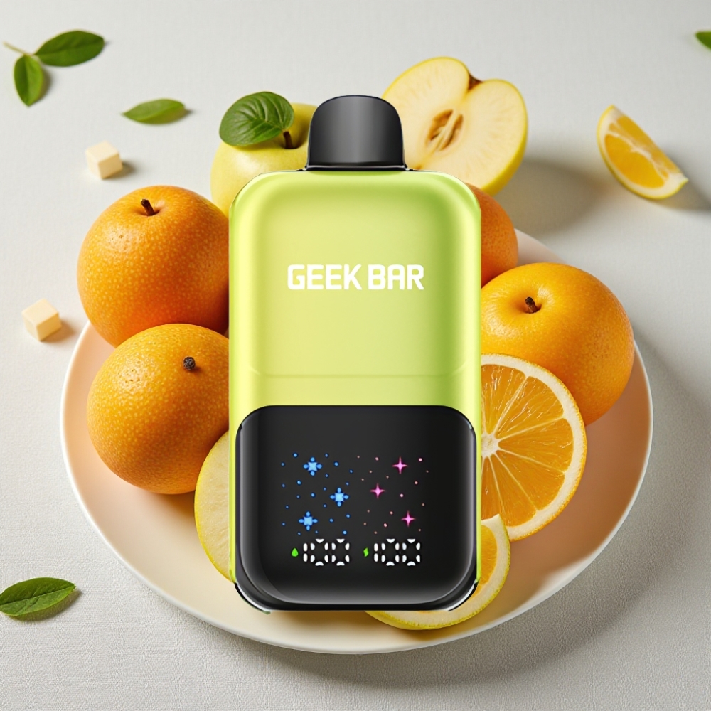 GEEK BAR 2GO 50000 Pust To Serier Engangs Vape Pen Sur Æble Is 20mL 5% Nikotin GEEK BAR 2GO 50000 Pust To Serier Engangs Vape Pen Sur Æble Is 20mL 5% Nikotin
