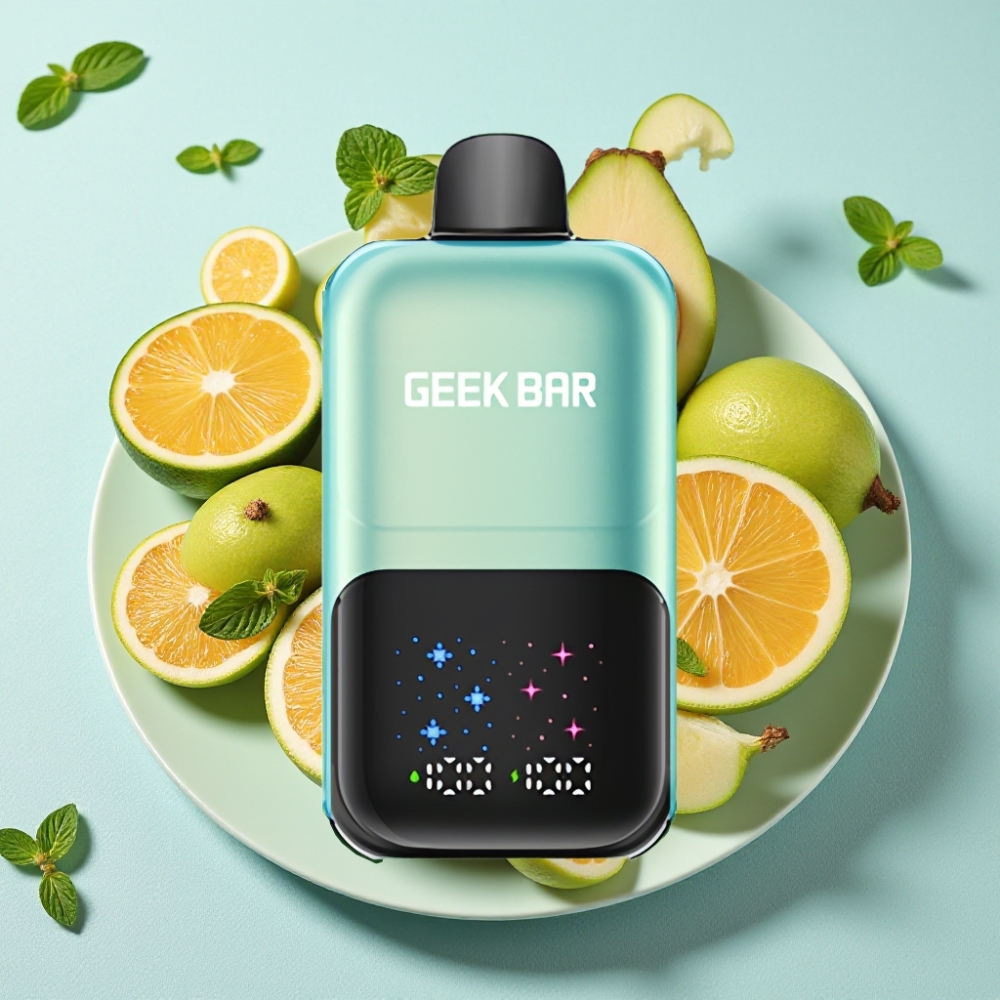 GEEK BAR 2GO Serie To 50000 Puffs Stor Skærm Justerbar Kølig Mynte Is 20mL 5% Nikotin GEEK BAR 2GO Serie To 50000 Puffs Stor Skærm Justerbar Kølig Mynte Is 20mL 5% Nikotin