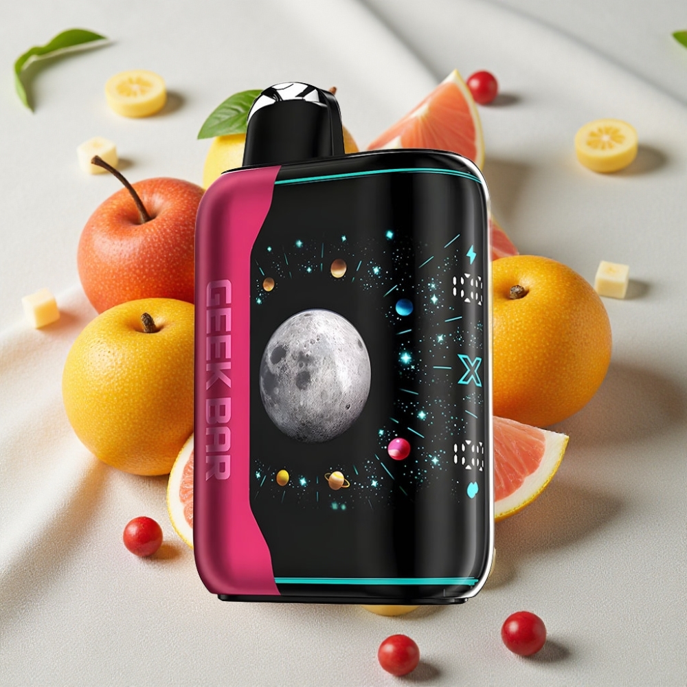 GEEK BAR Platinum Edition 25000 Pust Sur Pink Støv 20mL 2% Nikotin