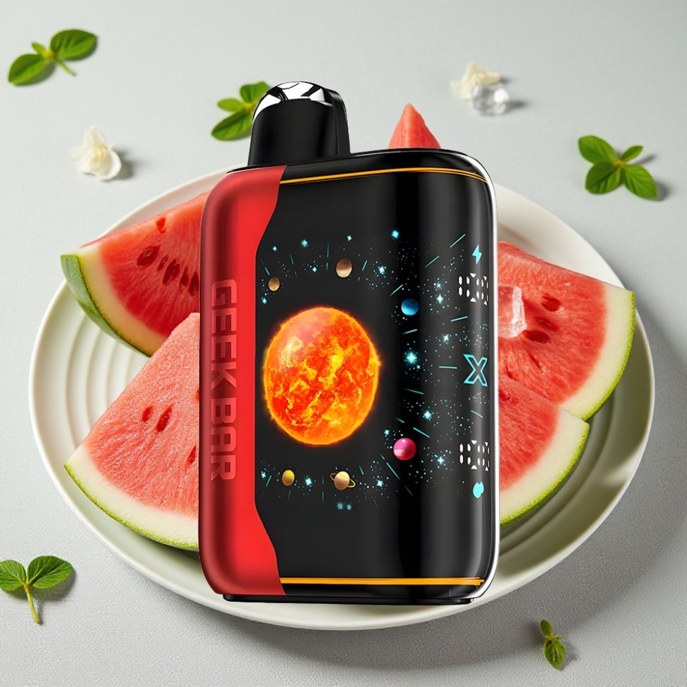 GEEK BAR Platinum Edition 25000 Pust Vandmelon Is Matte Finish 3D Skærm USB-C