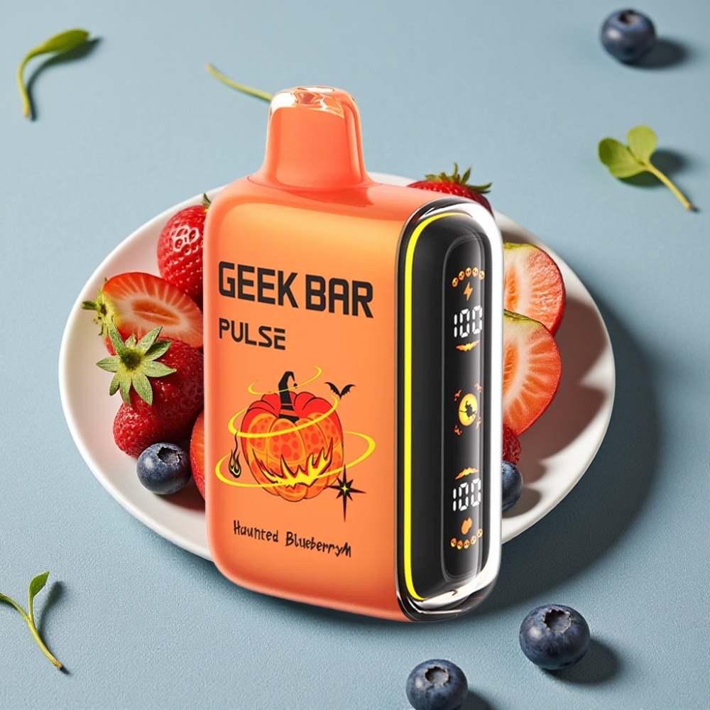 Geek Bar Pulse 15000 Puffs 16ML 5% Nikotin Justerbar Luftgennemstrømning Halloween-udgave Geek Bar Pulse 15000 Puffs 16ML 5% Nikotin Justerbar Luftgennemstrømning Halloween-udgave