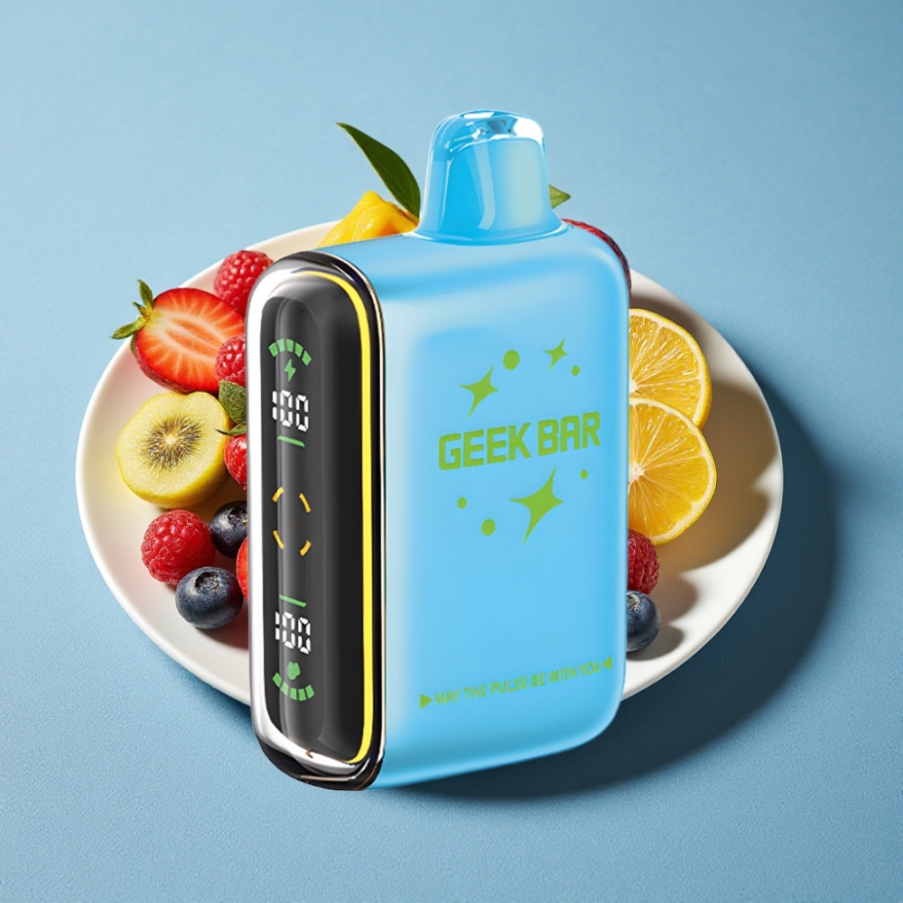 Geek Bar Pulse 15000 Puffs 16ML 5% Nikotin Justerbar Luftgennemstrømning Nul nikotin Geek Bar Pulse 15000 Puffs 16ML 5% Nikotin Justerbar Luftgennemstrømning Nul nikotin