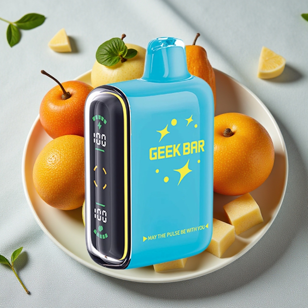 Geek Bar Pulse 15000 Puffs 16ML 5% Nikotin Justerbar Luftgennemstrømning Nul nikotin