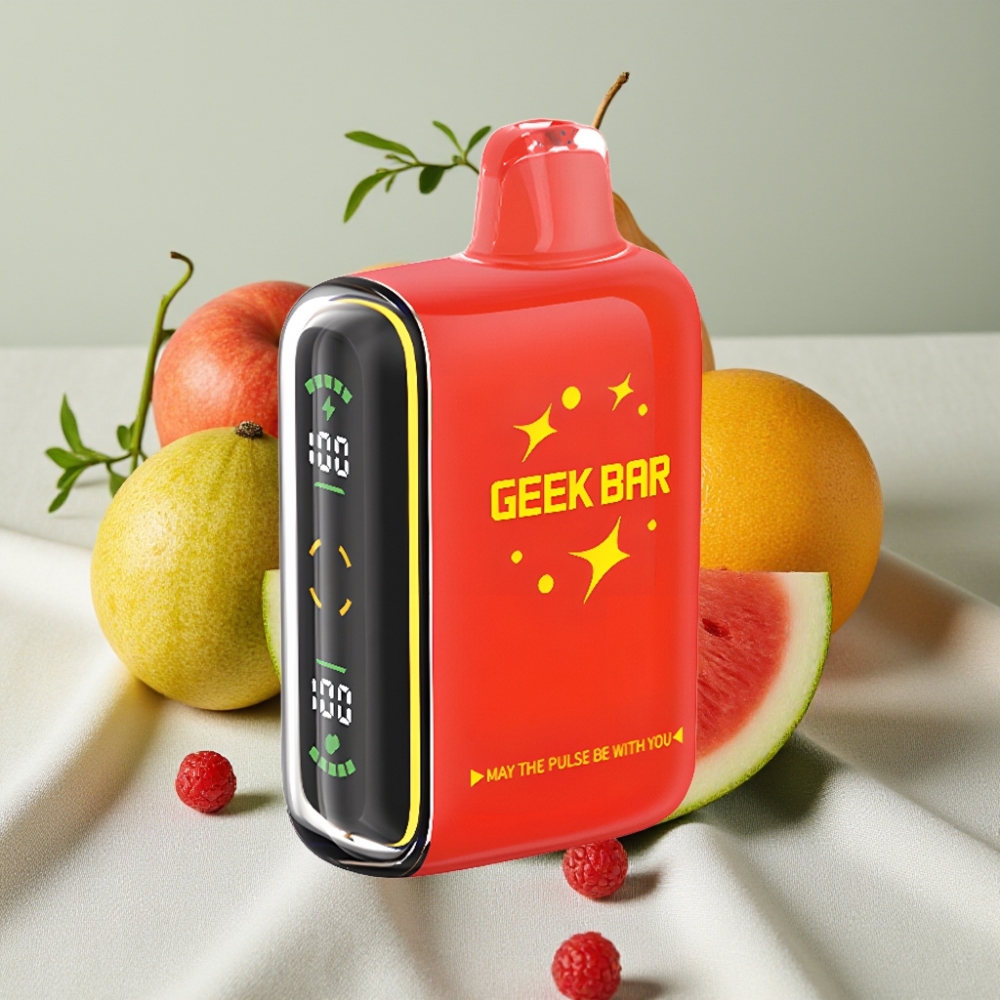 Geek Bar Pulse 15000 Puffs 16ML 5% Nikotin Justerbar Luftgennemstrømning Nul nikotin