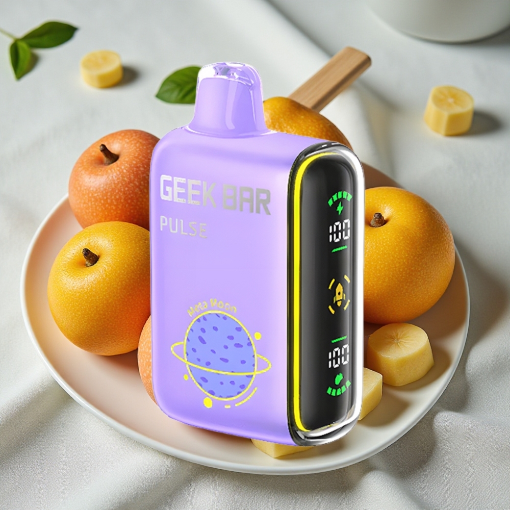 Geek Bar Pulse 15000 Puffs 16ML 5% Nikotin Justerbar Luftgennemstrømning USB-C