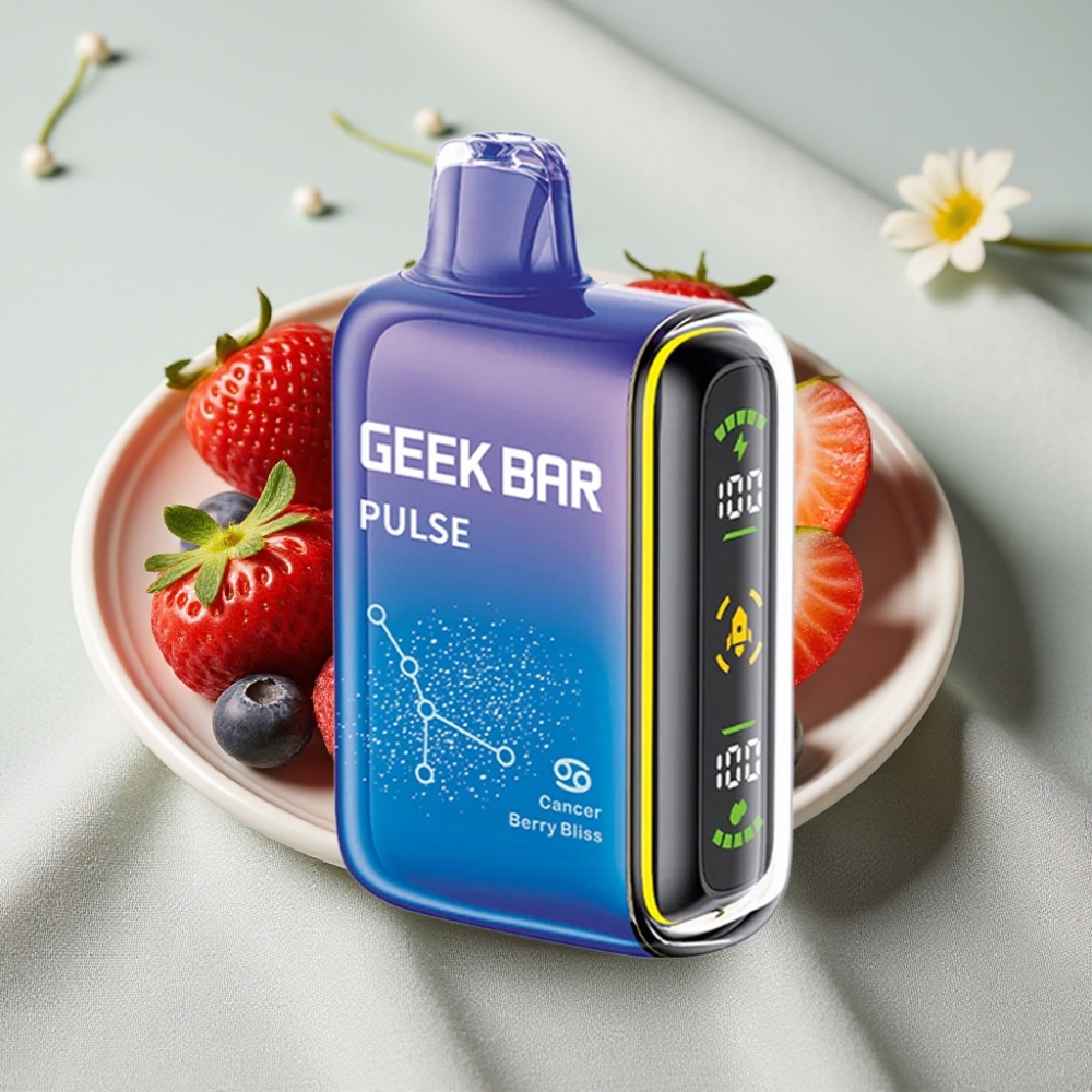 Geek Bar Pulse 15000 Puffs 16ML 5% Nikotin Justerbar Luftgennemstrømning Zodiac Edition Geek Bar Pulse 15000 Puffs 16ML 5% Nikotin Justerbar Luftgennemstrømning Zodiac Edition