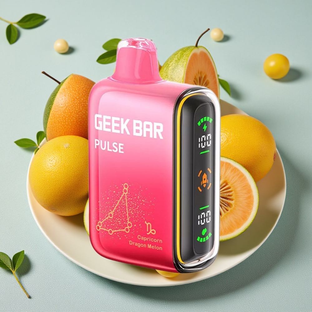 Geek Bar Pulse 15000 Puffs 16ML 5% Nikotin Justerbar Luftgennemstrømning Zodiac Edition
