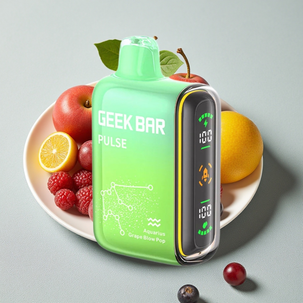 Geek Bar Pulse 15000 Puffs 16ML 5% Nikotin Justerbar Luftgennemstrømning Zodiac Edition