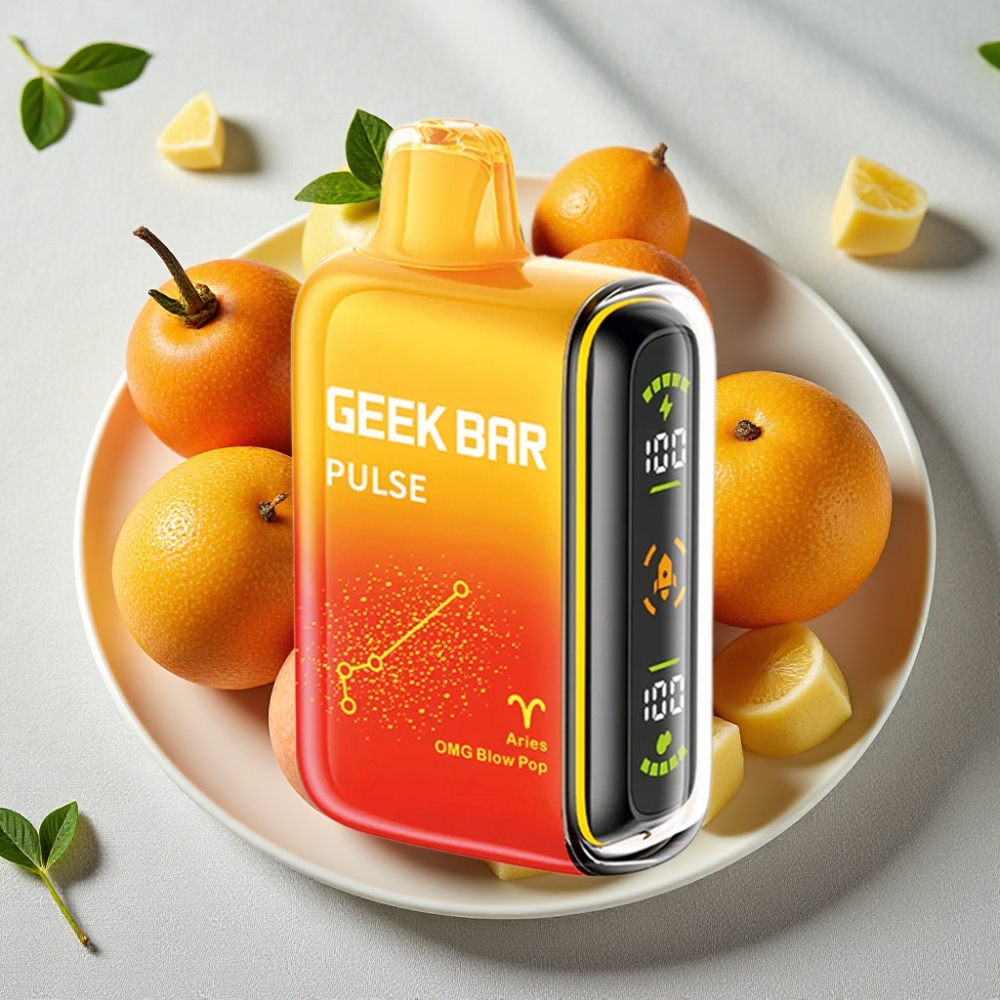 Geek Bar Pulse 15000 Puffs 16ML 5% Nikotin Justerbar Luftgennemstrømning Zodiac Edition