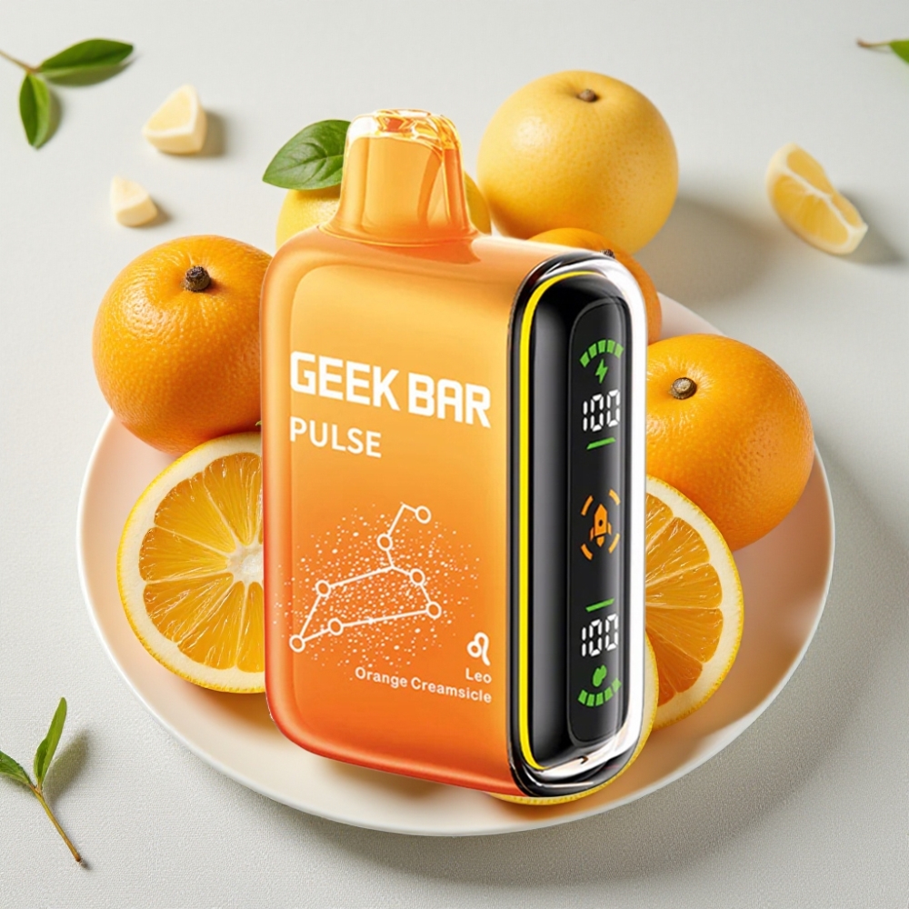 Geek Bar Pulse 15000 Puffs 16ML 5% Nikotin Justerbar Luftgennemstrømning Zodiac Edition