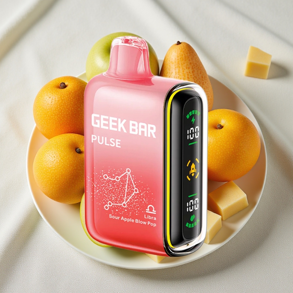 Geek Bar Pulse 15000 Puffs 16ML 5% Nikotin Justerbar Luftgennemstrømning Zodiac Edition