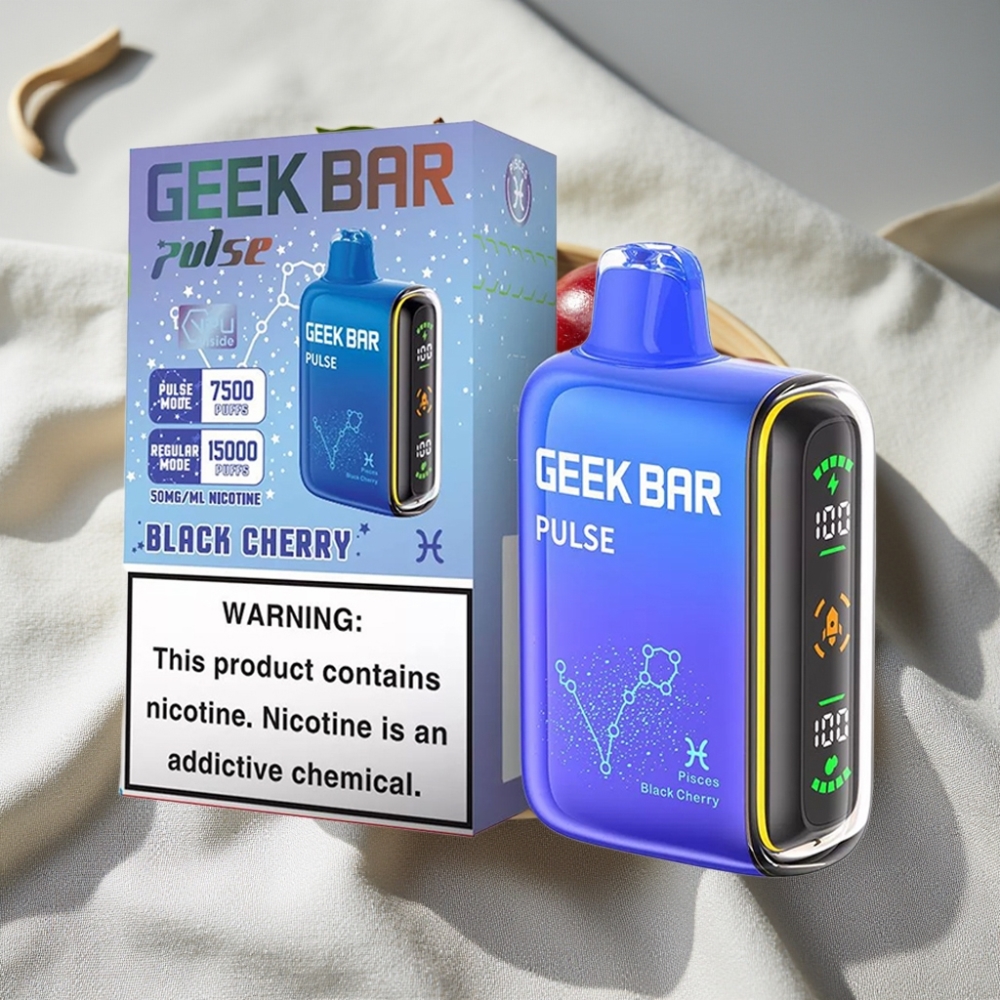 Geek Bar Pulse 15000 Puffs 16ML 5% Nikotin Justerbar Luftgennemstrømning Zodiac Edition