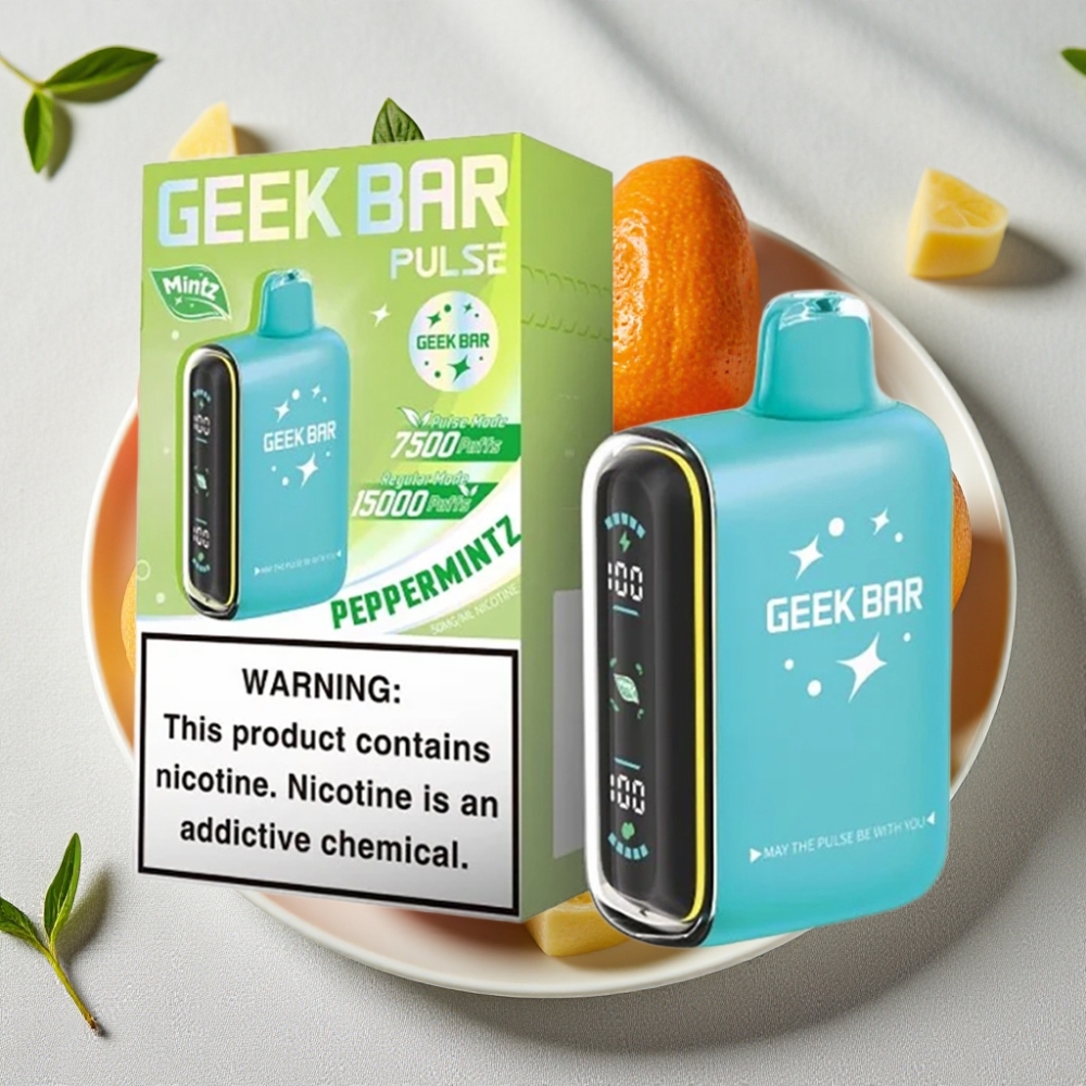 Geek Bar Pulse 15000 Puffs Engangs Vape Mynte Edition 16ML 5%