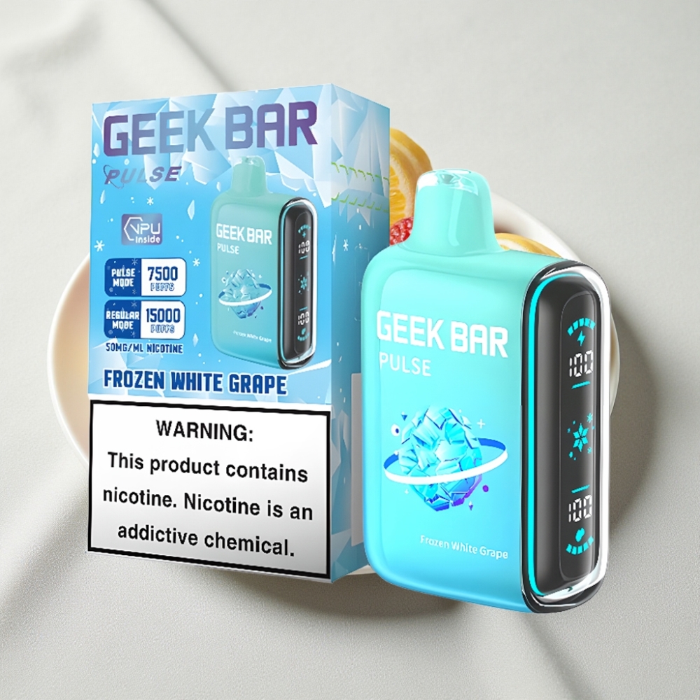 Geek Bar Pulse 15000 Puffs Fryset Udgave 16ML 5% Luftstrøm Justerbar