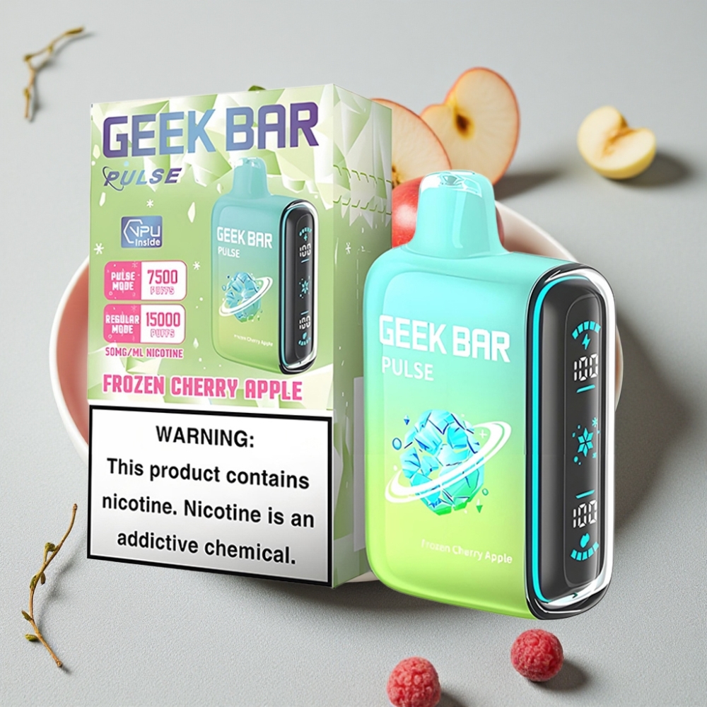Geek Bar Pulse 15000 Puffs Fryset Udgave 16ML 5% Luftstrøm Justerbar