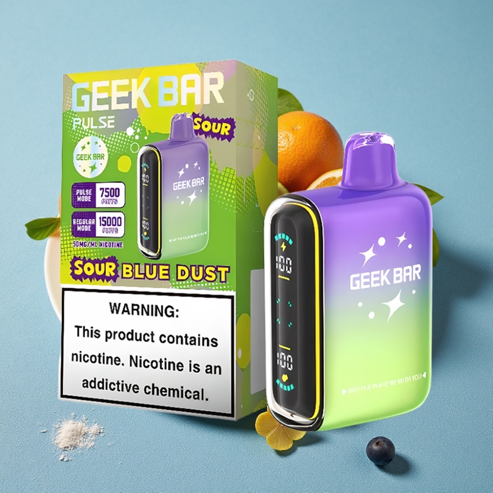 Geek Bar Pulse 15000 Puffs Opslugbar Edition 16ML 5% Nikotin USB-C