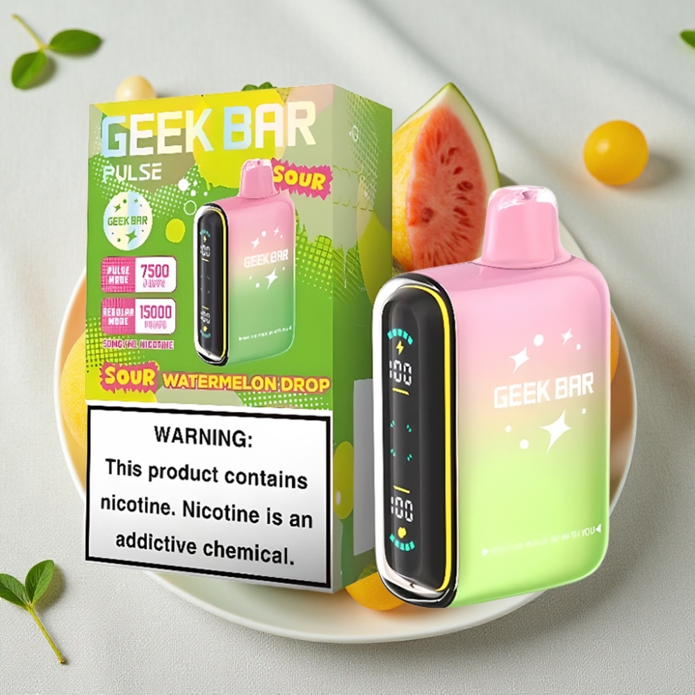Geek Bar Pulse 15000 Puffs Opslugbar Edition 16ML 5% Nikotin USB-C