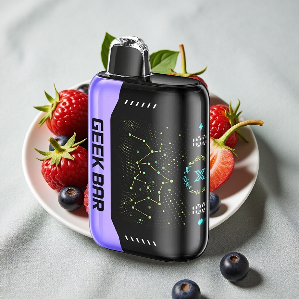 Geek Bar Pulse X 25000 Puffs 18mL E-Væske 0-5% Nikotin Dual Mesh Coil