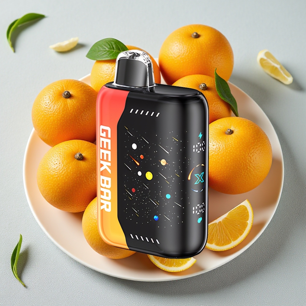 GEEK BAR Pulse X 42K Puff Meteor Edition Orange Drage med 820mAh Hurtigopladning