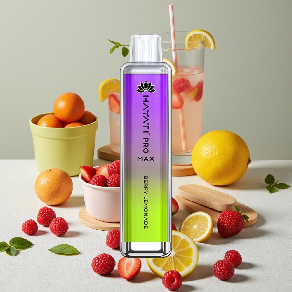 Hayati Pro Max 4000 Puffs Engangs Vape Bær Lemonade 2ml/10ml 1400mAh Opladelig Hayati Pro Max 4000 Puffs Engangs Vape Bær Lemonade 2ml/10ml 1400mAh Opladelig