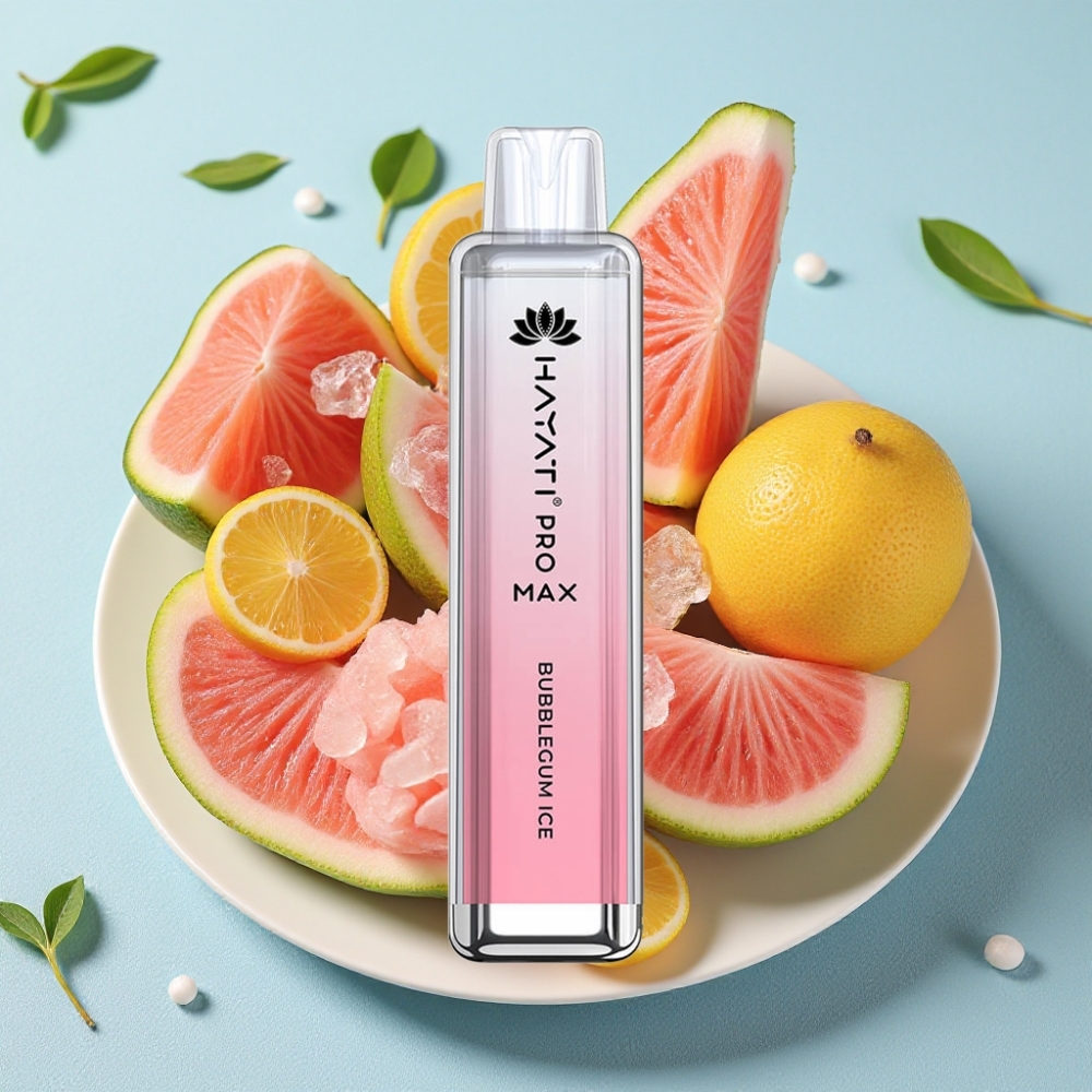 Hayati Pro Max 4000 Puffs Engangs Vape Bubblegum Is 2%/5% Nikotin Opladbar Hayati Pro Max 4000 Puffs Engangs Vape Bubblegum Is 2%/5% Nikotin Opladbar