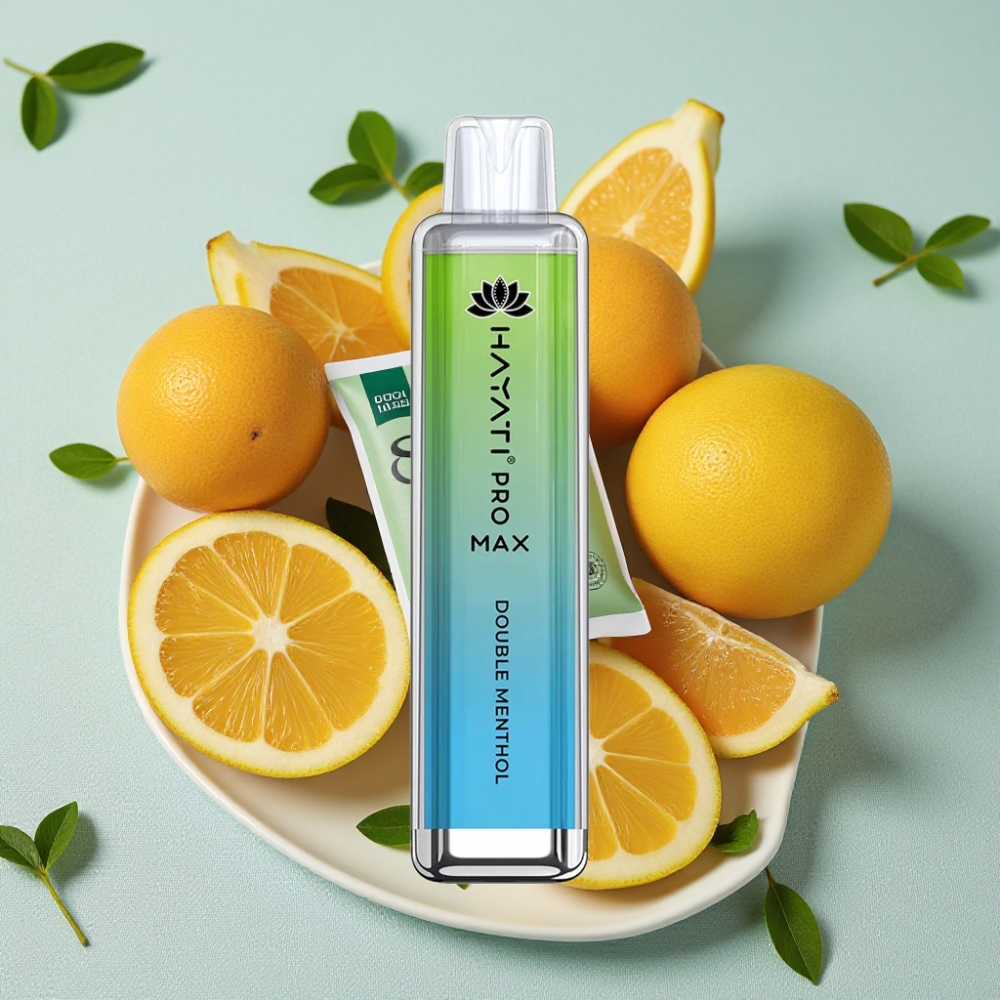 Hayati Pro Max 4000 Puffs Engangs Vape Dobbelt Menthol 2ml/10ml 1400mAh Hayati Pro Max 4000 Puffs Engangs Vape Dobbelt Menthol 2ml/10ml 1400mAh
