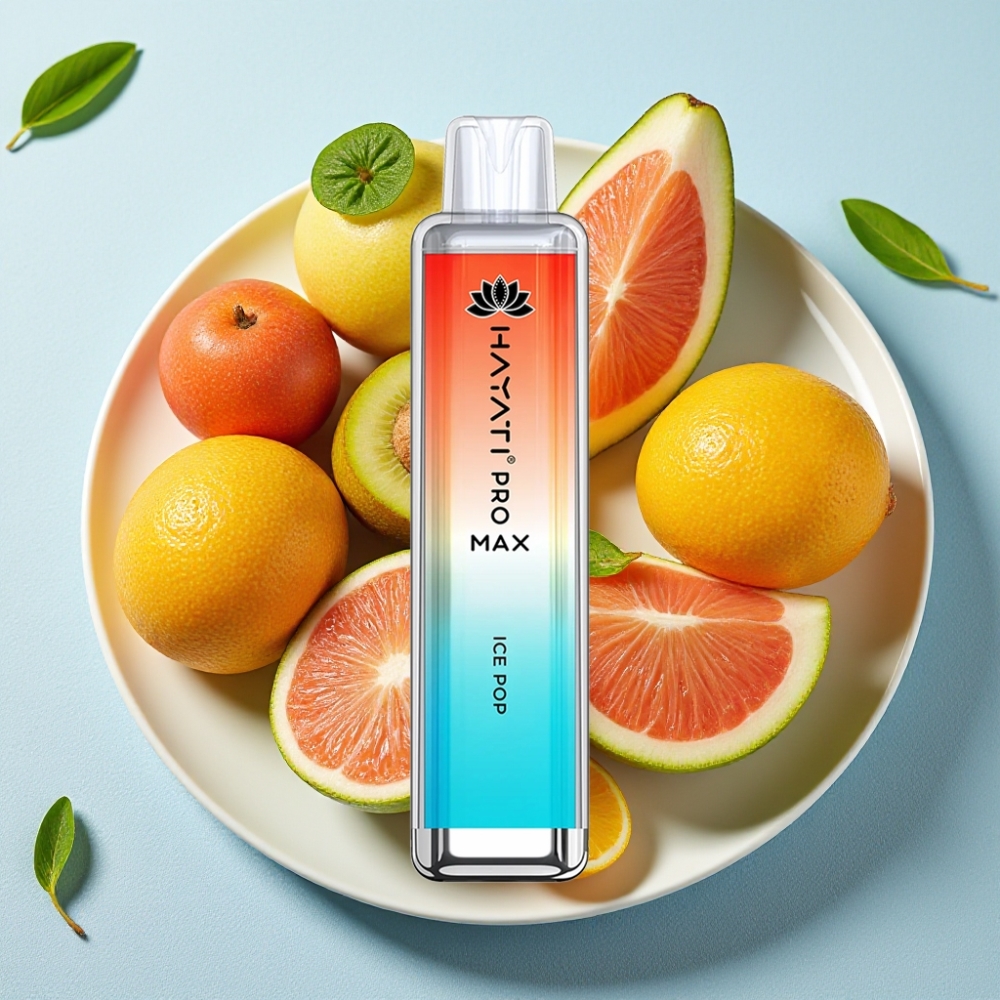 Hayati Pro Max 4000 Puffs Engangs Vape Is Pop Opladbar Batteri 2ml Tank Hayati Pro Max 4000 Puffs Engangs Vape Is Pop Opladbar Batteri 2ml Tank