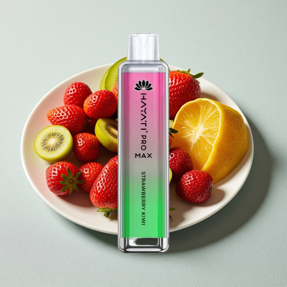 Hayati Pro Max 4000 Puffs Engangs Vape Jordbær Kiwi 2ml/10ml 1400mAh Hayati Pro Max 4000 Puffs Engangs Vape Jordbær Kiwi 2ml/10ml 1400mAh