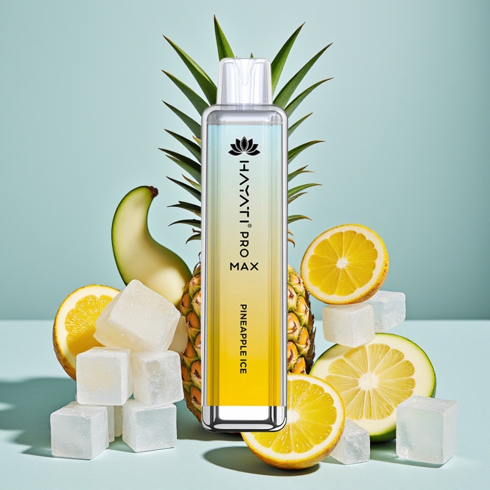 Hayati Pro Max 4000 Puffs Genanvendelig Vape Ananas Is 2ml Tank 1400mAh