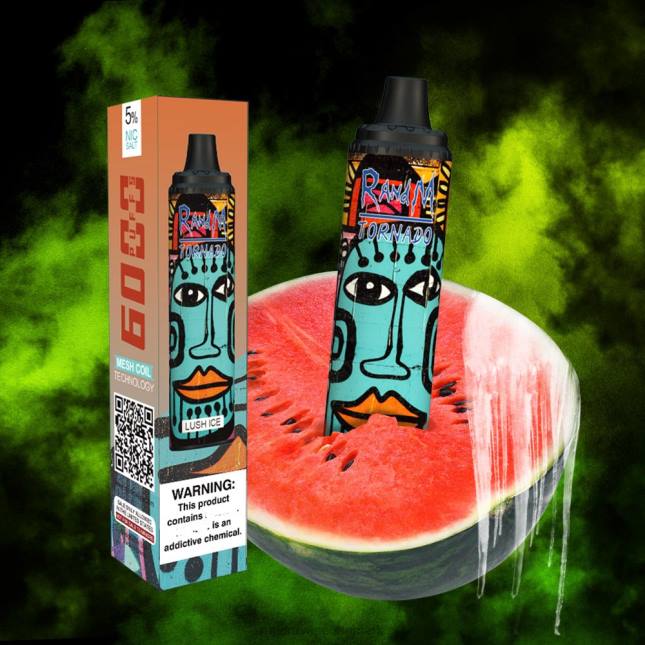RandM Tornado 6000 luftstrømskontrol vape pod enhed 1 stk L06X294 kegler - RandM København