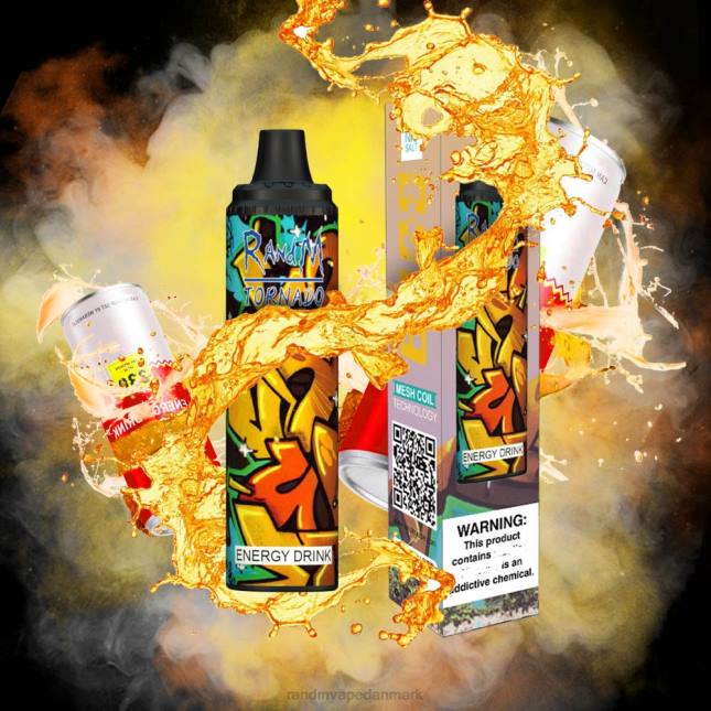 RandM Tornado 6000 luftstrømskontrol vape pod enhed 1 stk L06X294 kegler - RandM København