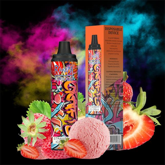 RandM Tornado 6000 luftstrømskontrol vape pod enhed 1 stk L06X294 kegler - RandM København