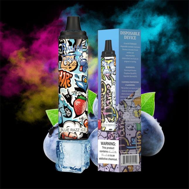 RandM Tornado 6000 luftstrømskontrol vape pod enhed 1 stk L06X294 kegler - RandM København