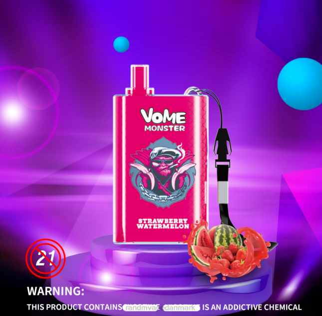 RandM Vome Monster 10000 luftstrømskontrol vape pod enhed 1 stk L06X278 blandede bær - RandM Vape Butik