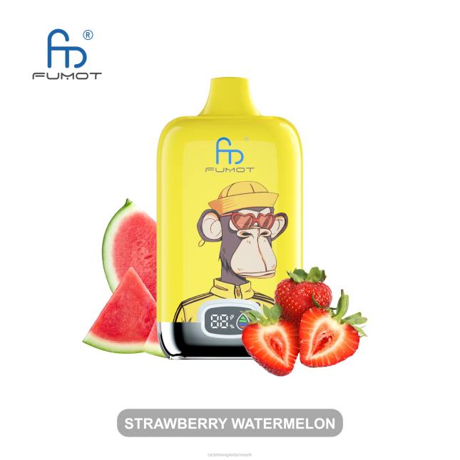 Fumot Original RandM Digital Box 12000 batteri og væskedisplay vape enhed L06X2 vandmelon is - RandM Vape Store