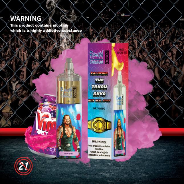 RandM Tornado 10000 luftstrømskontrol vape enhed 1 stk L06X114 drvimto - RandM København