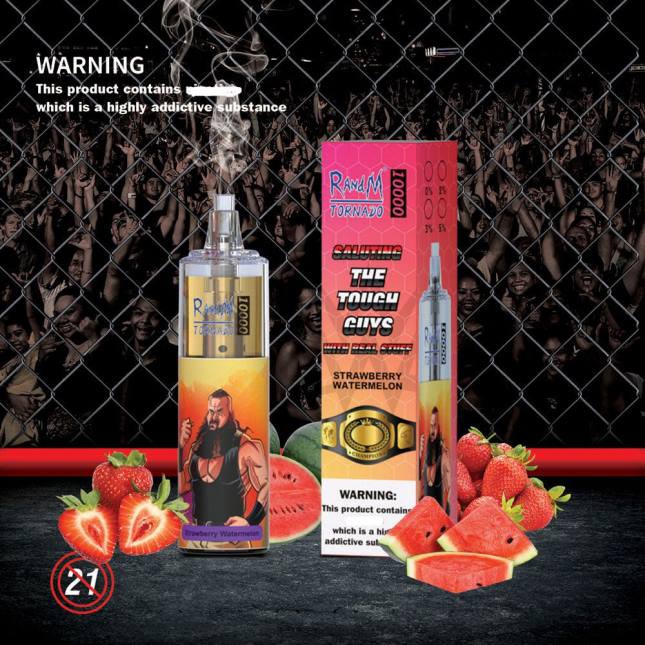 RandM Tornado 10000 luftstrømskontrol vape enhed 1 stk L06X117 mango passionsfrugt - Best RandM Vape Flavors
