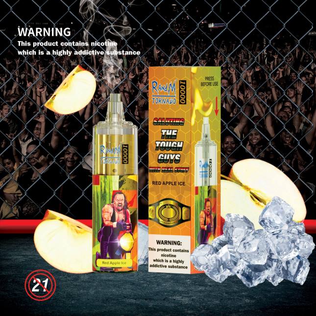 RandM Tornado 10000 luftstrømskontrol vape enhed 1 stk L06X117 mango passionsfrugt - Best RandM Vape Flavors
