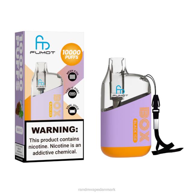 Fumot Original RandM Tornado Box 10000 luftstrømskontrol vape enhed 1 stk L06X94 jordbær donut - RandM København
